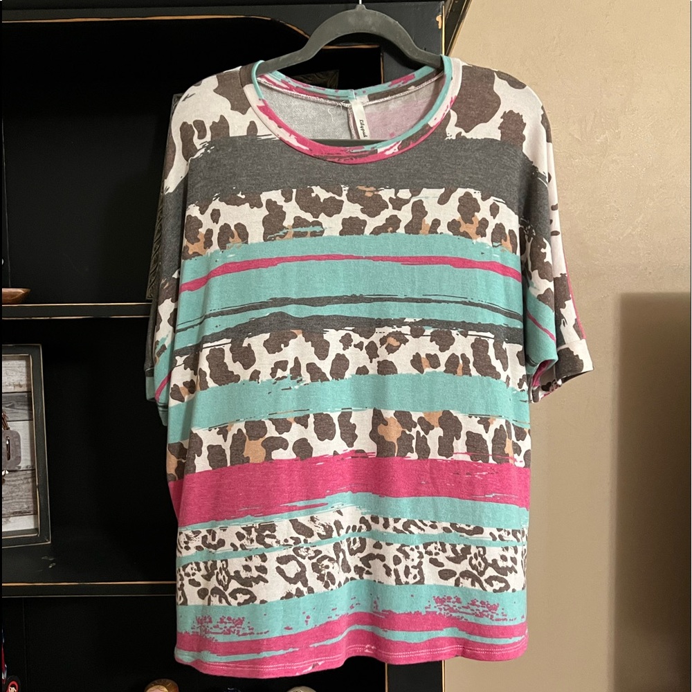 Leopard print top by Lilypad